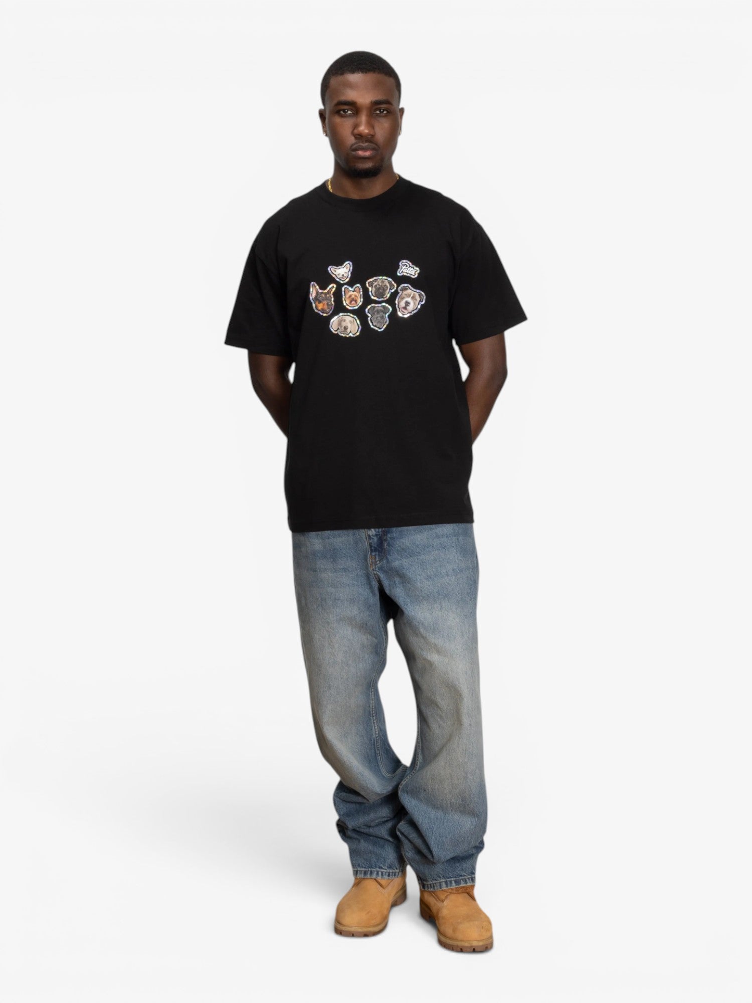 Black 'Dogs' Tee