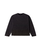 Black Faded 'Quadrile' Longsleeve Tee