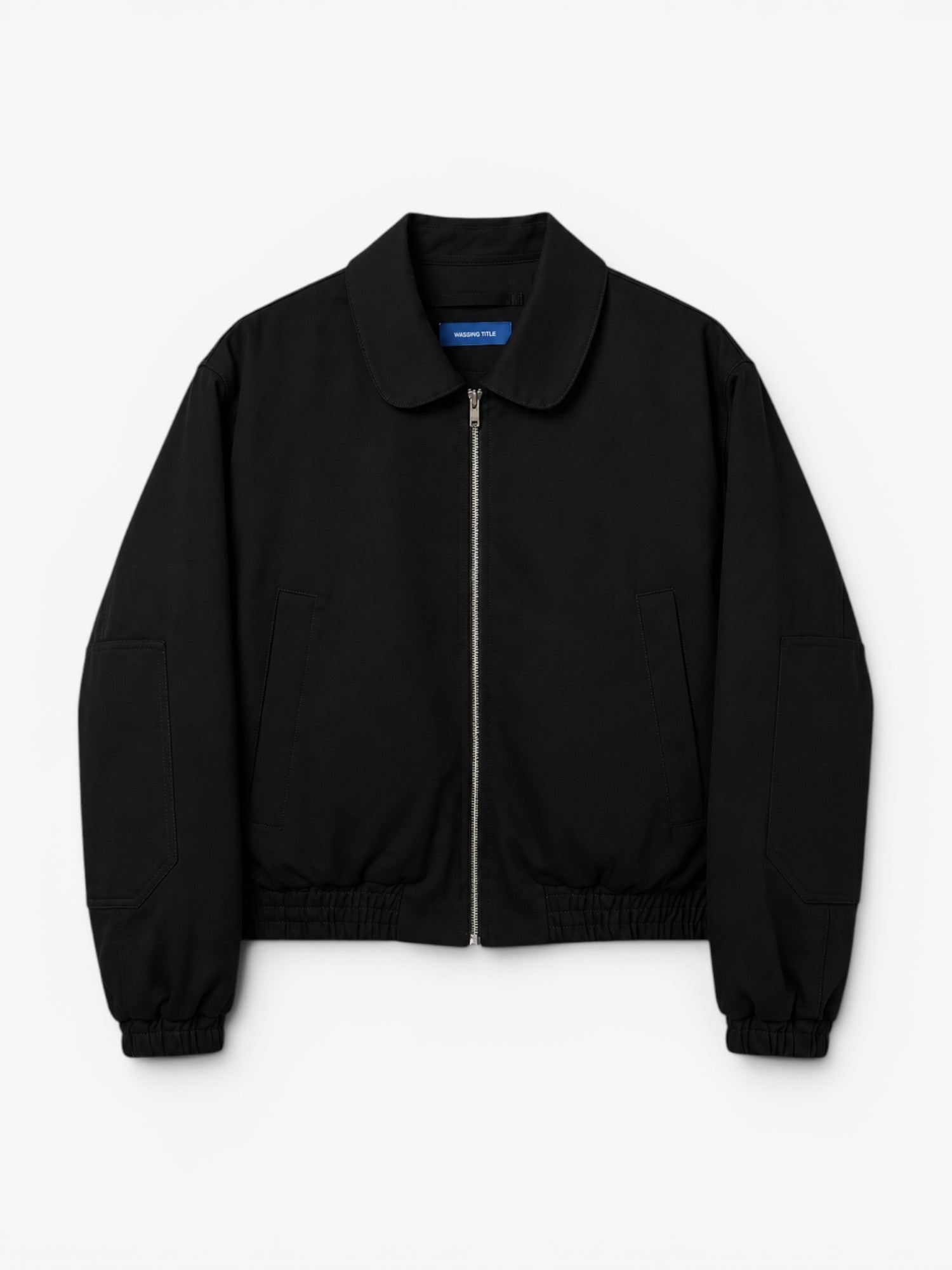 Black 'Golf' Zip-Up Blouson