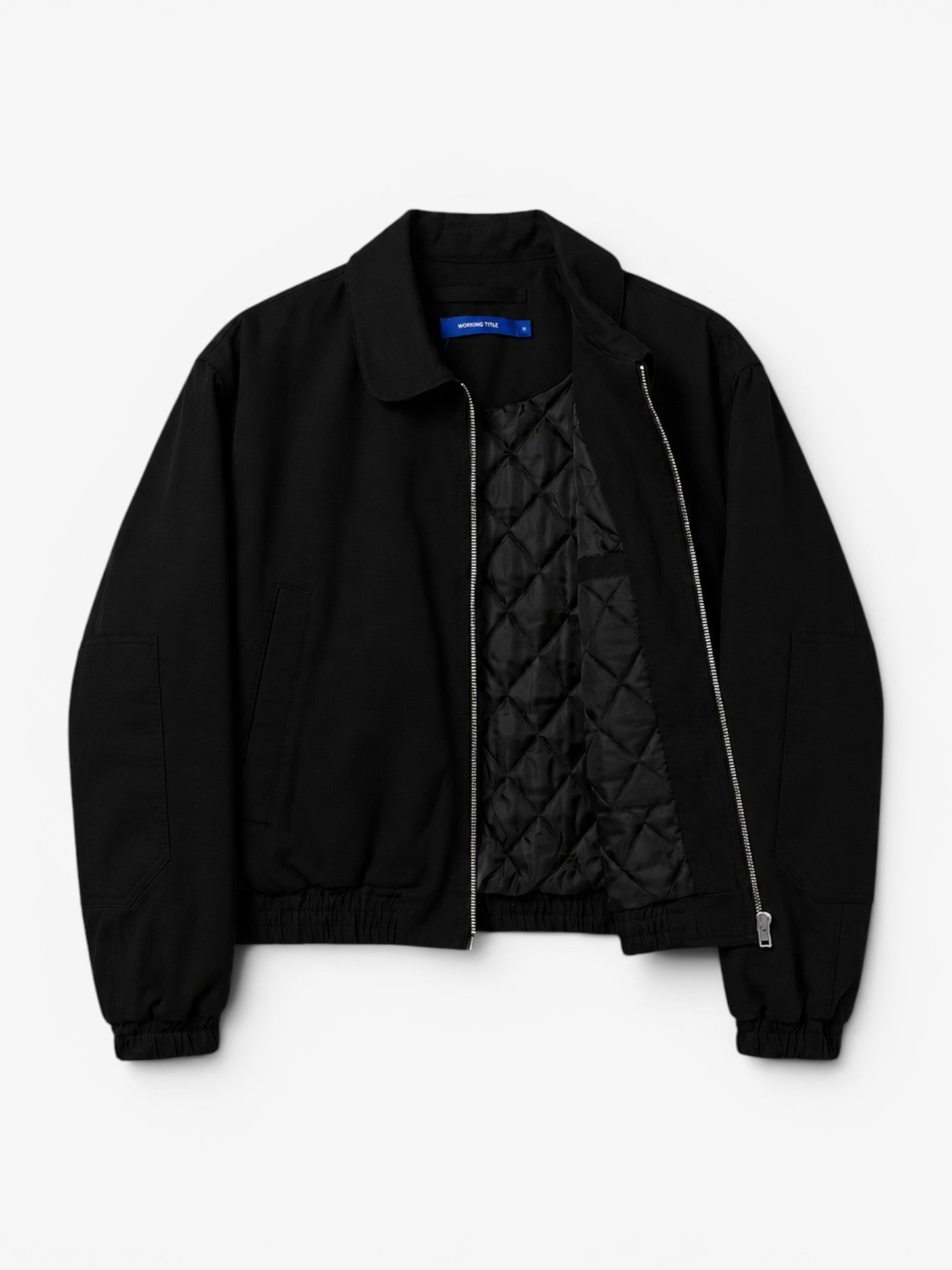 Black 'Golf' Zip-Up Blouson