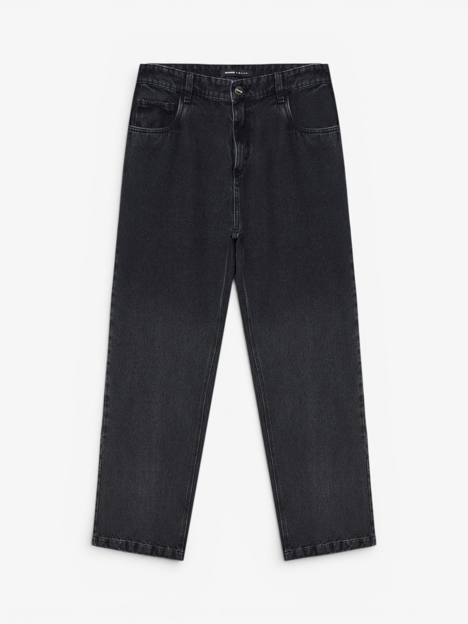 Black 'Gradient' Denim Pants