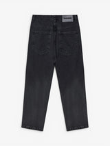 Black 'Gradient' Denim Pants