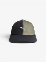 Black & Green 'Pipa' Classic Sport Cap