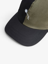 Black & Green 'Pipa' Classic Sport Cap
