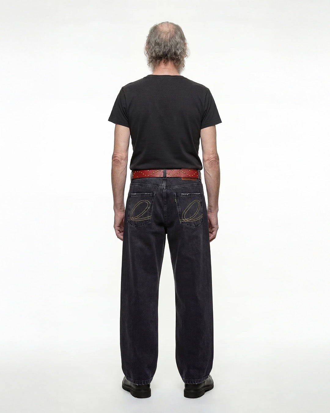 Black 'Guerrilla' Baggy Jeans