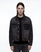 Black 'Industries' Denim Jacket X EGHO STUDIOS