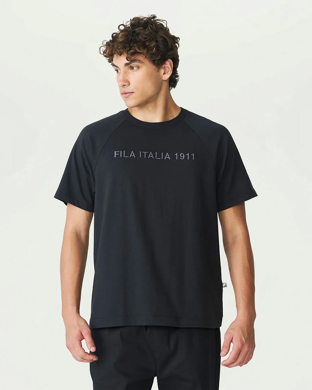 Black 'Italia 1911' Comfort Tee