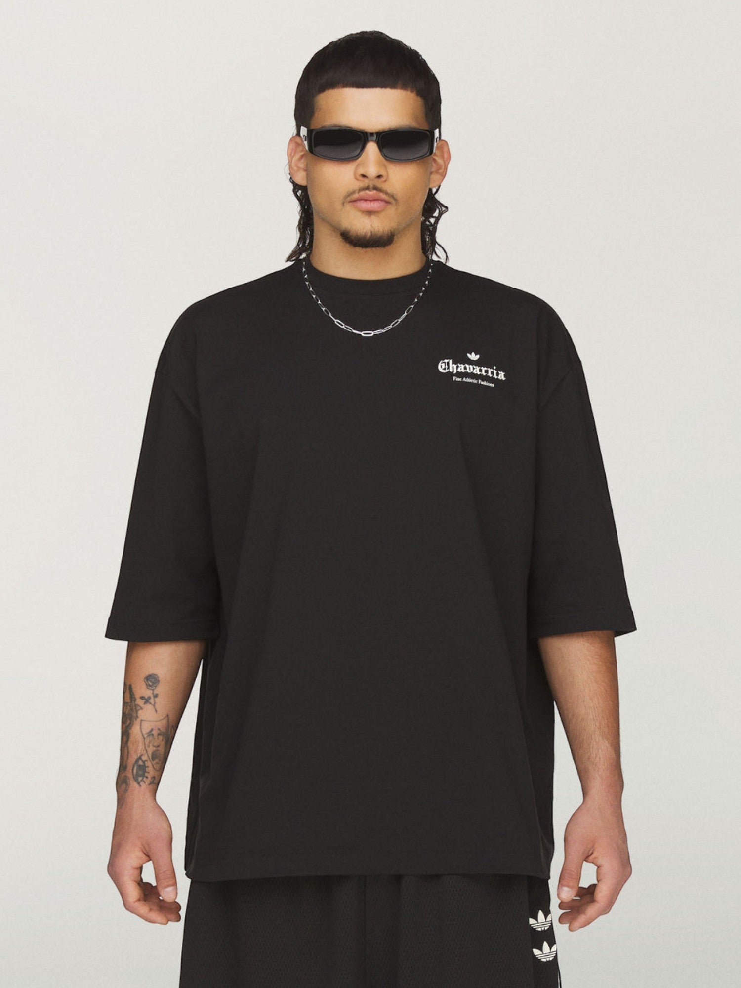 Black 'Logo SS' Tee X WILLY CHAVARRIA