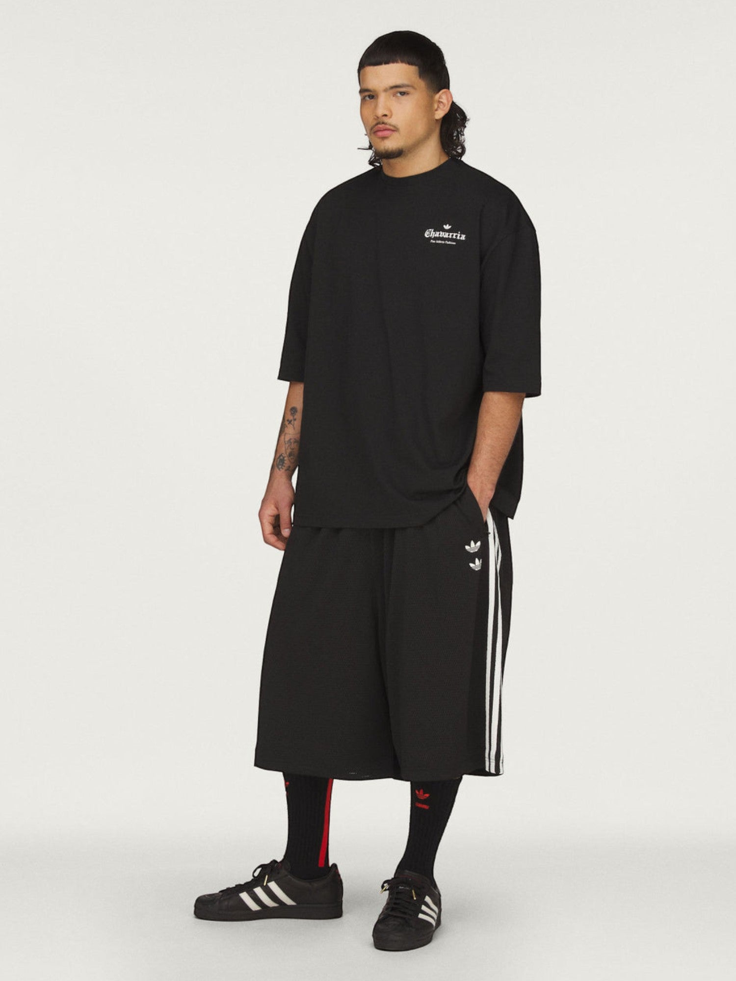 Black 'Logo SS' Tee X WILLY CHAVARRIA