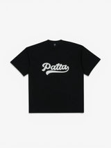 Black 'Logo Tail' Tee