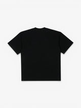 Black 'Logo Tail' Tee