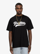 Black 'Logo Tail' Tee