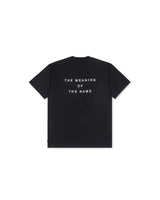 Black 'Meaning of the name' Tee