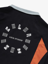 Black & Orange 'AOK' Longsleeve Jersey
