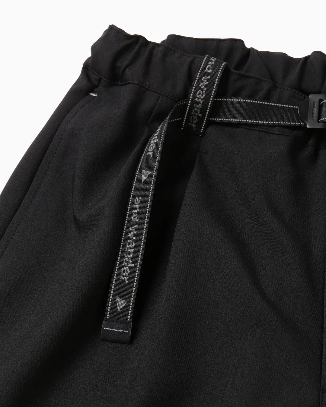 Black 'PE Melange Twill' Pants