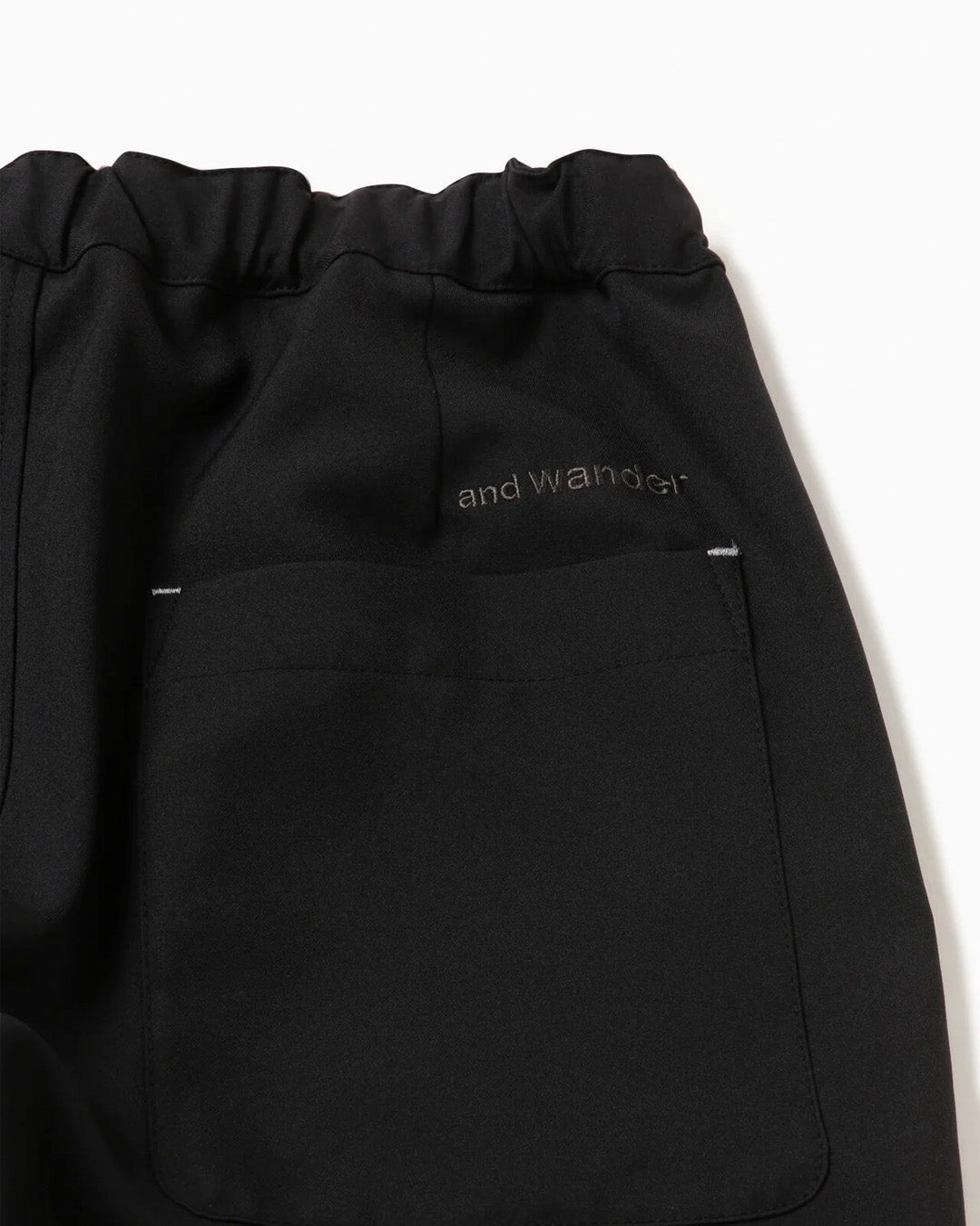 Black 'PE Melange Twill' Pants