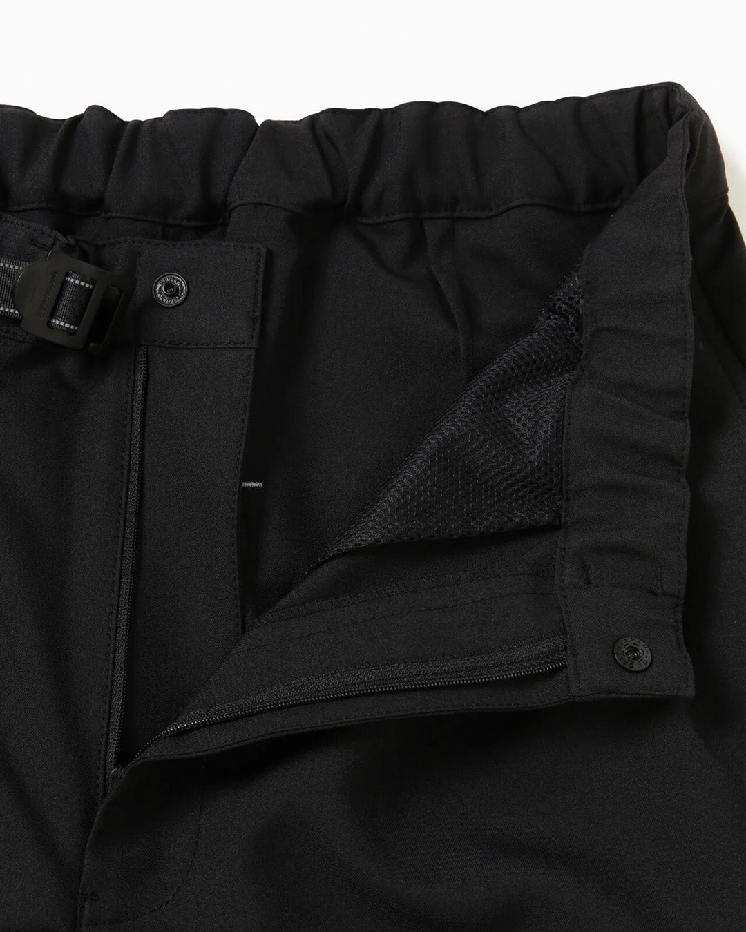Black 'PE Melange Twill' Pants