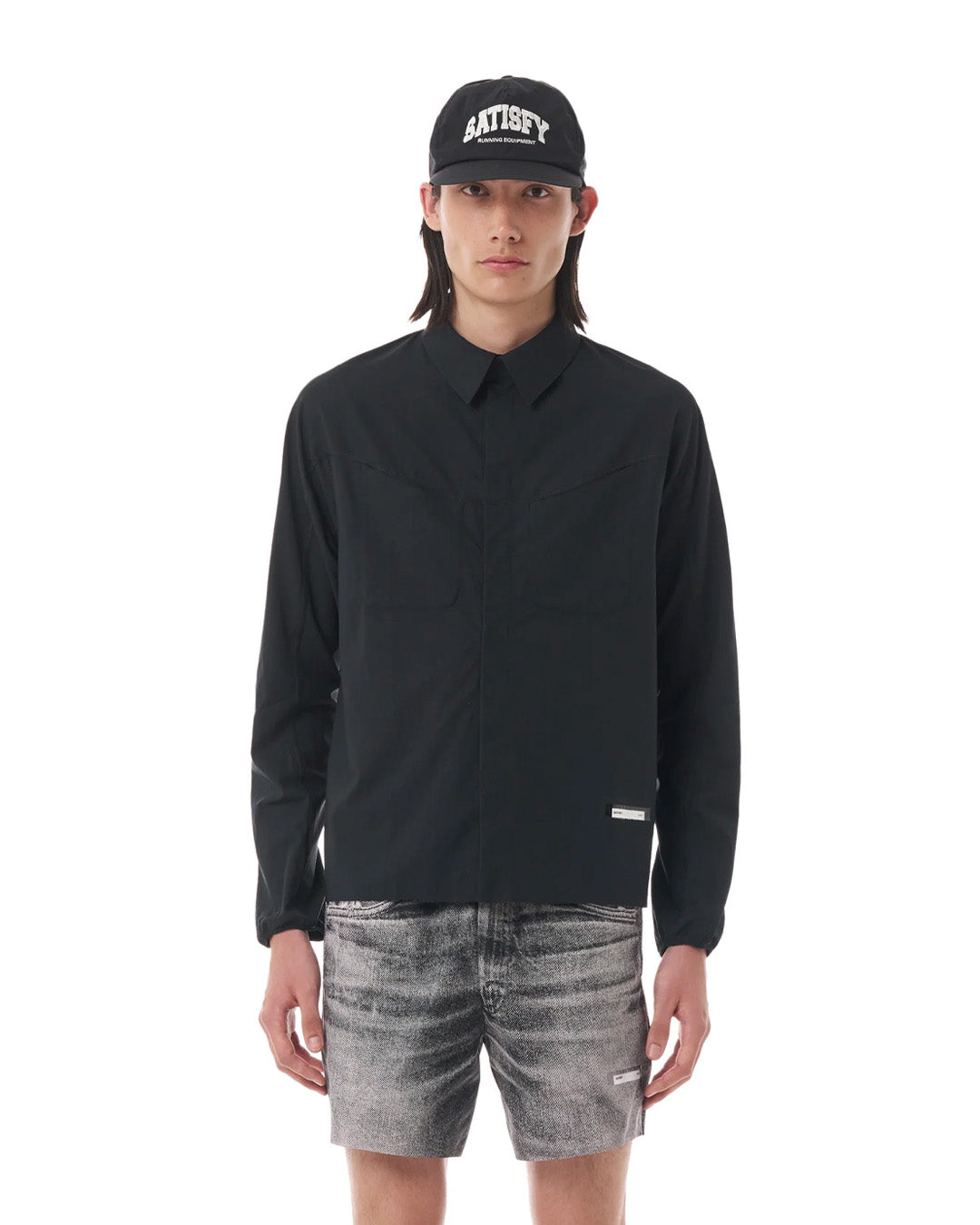 Black 'PeaceShell River' Shirt