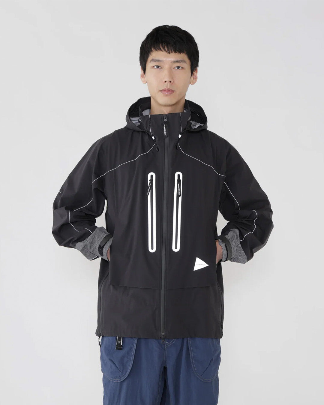 Black 'Pertex Shield Rain' Jacket
