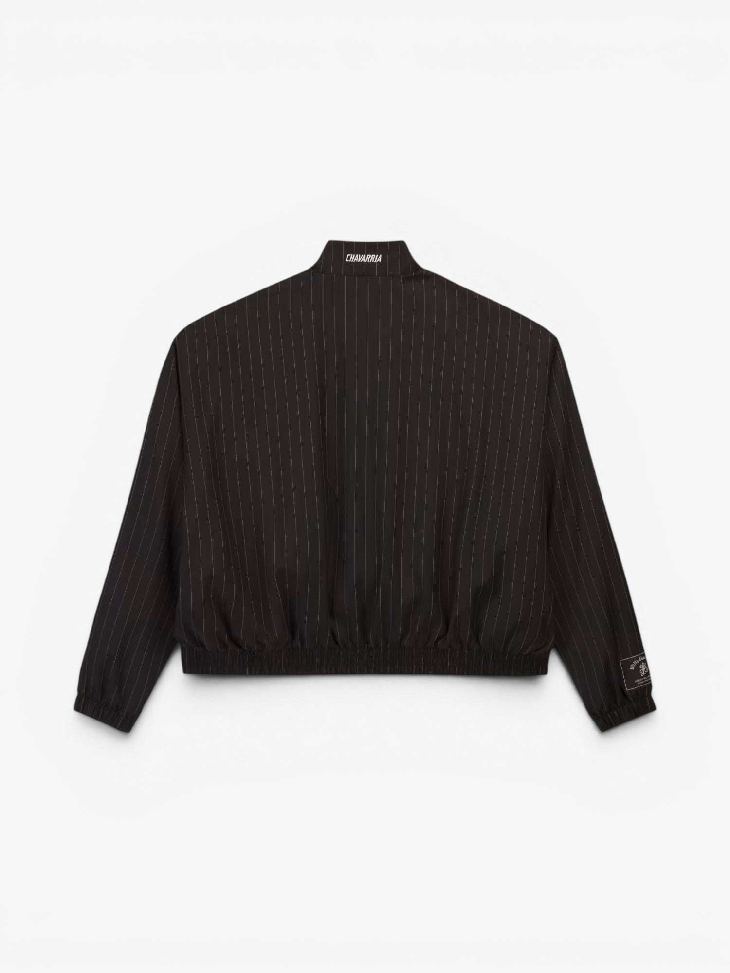 Black 'Pinstripe' Track Jacket X WILLY CHAVARRIA