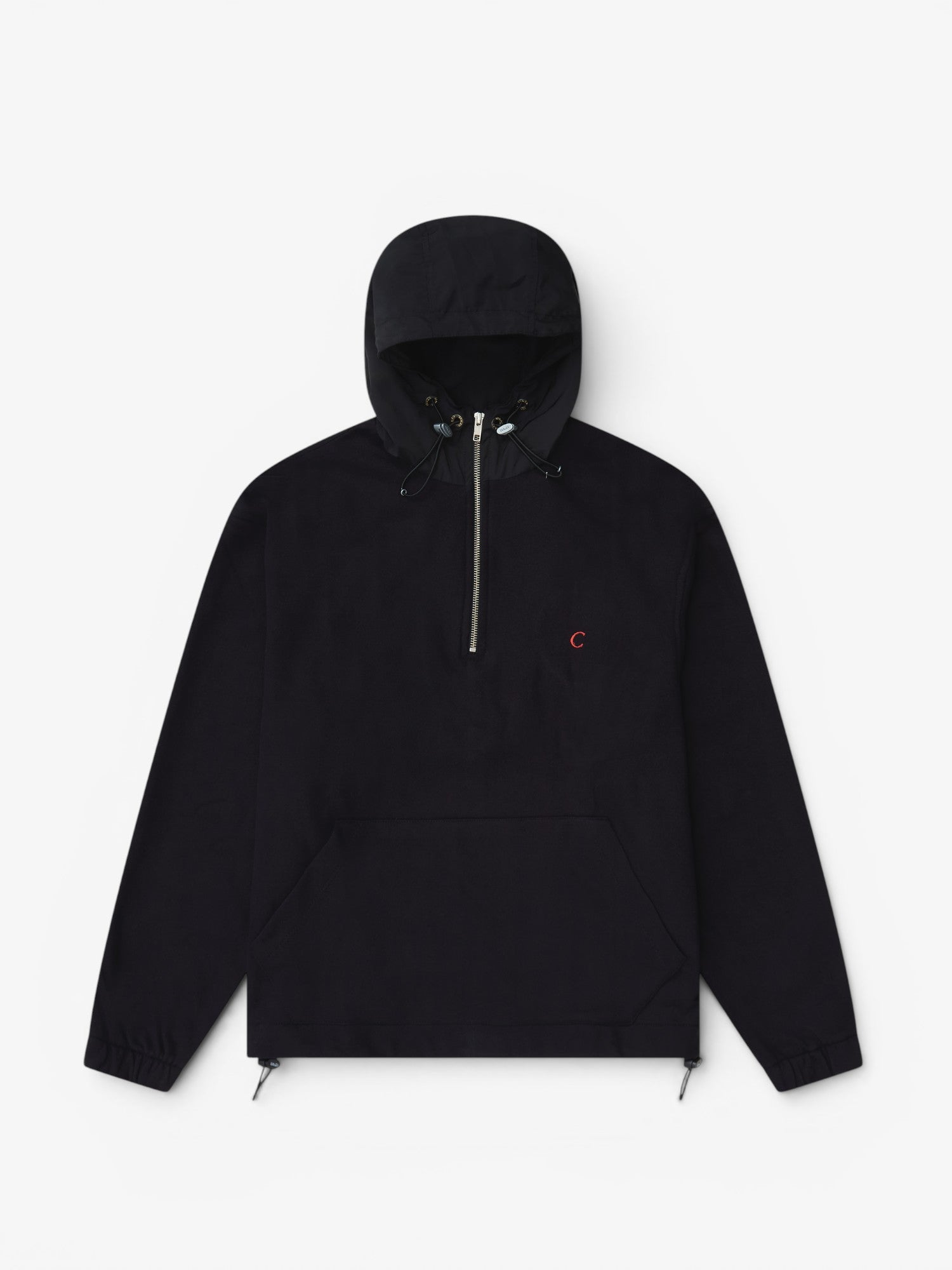 Black 'Platinum' Half-Zip Hoodie