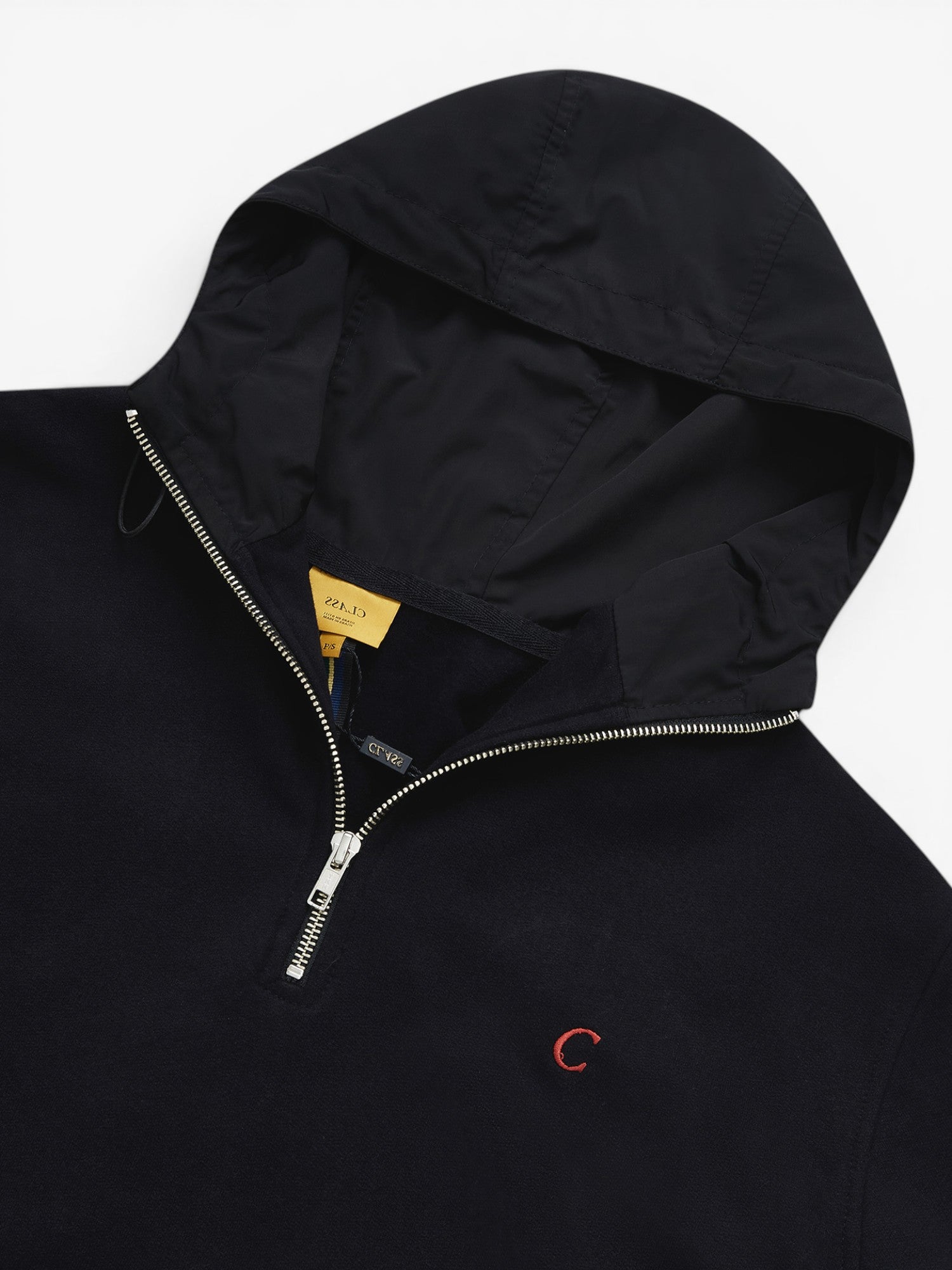 Black 'Platinum' Half-Zip Hoodie