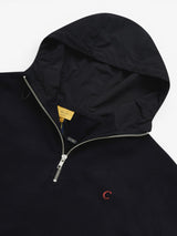 Black 'Platinum' Half-Zip Hoodie