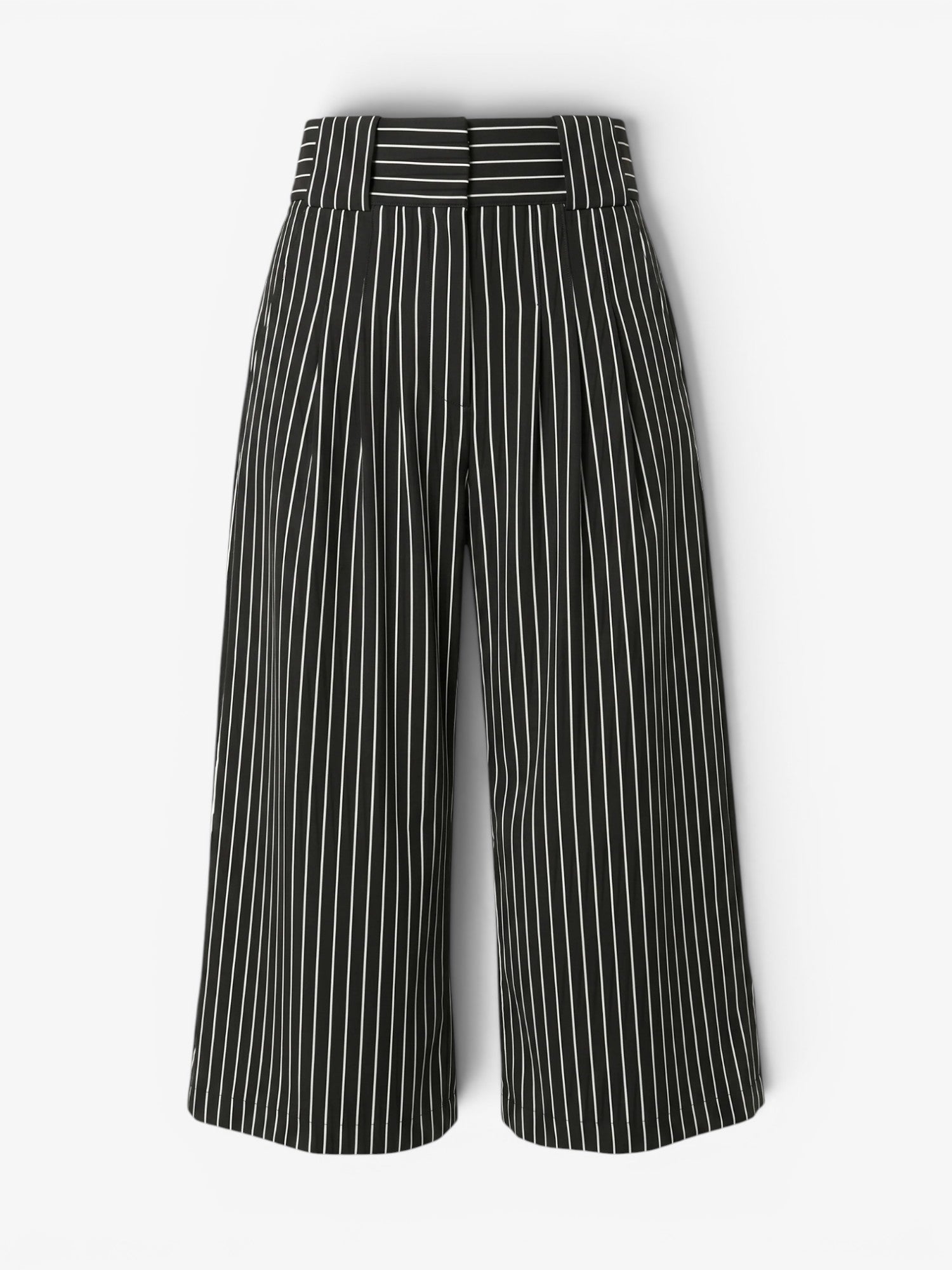 Black 'Pregas 2.0' Striped Denim Pants