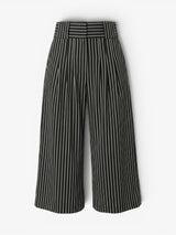 Black 'Pregas 2.0' Striped Denim Pants