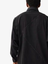 Black 'Recortes' Denim Shirt