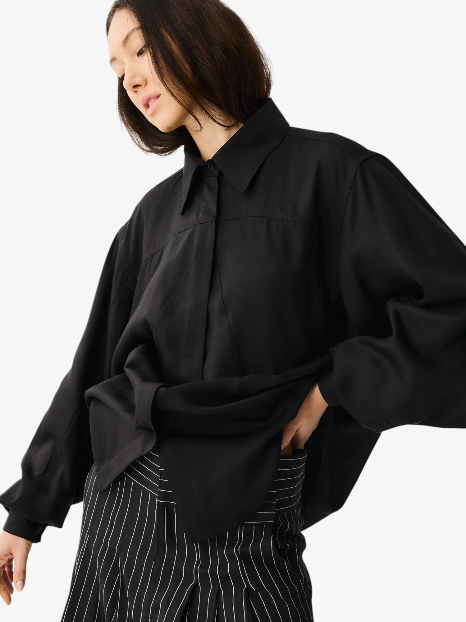 Black 'Recortes' Shirt