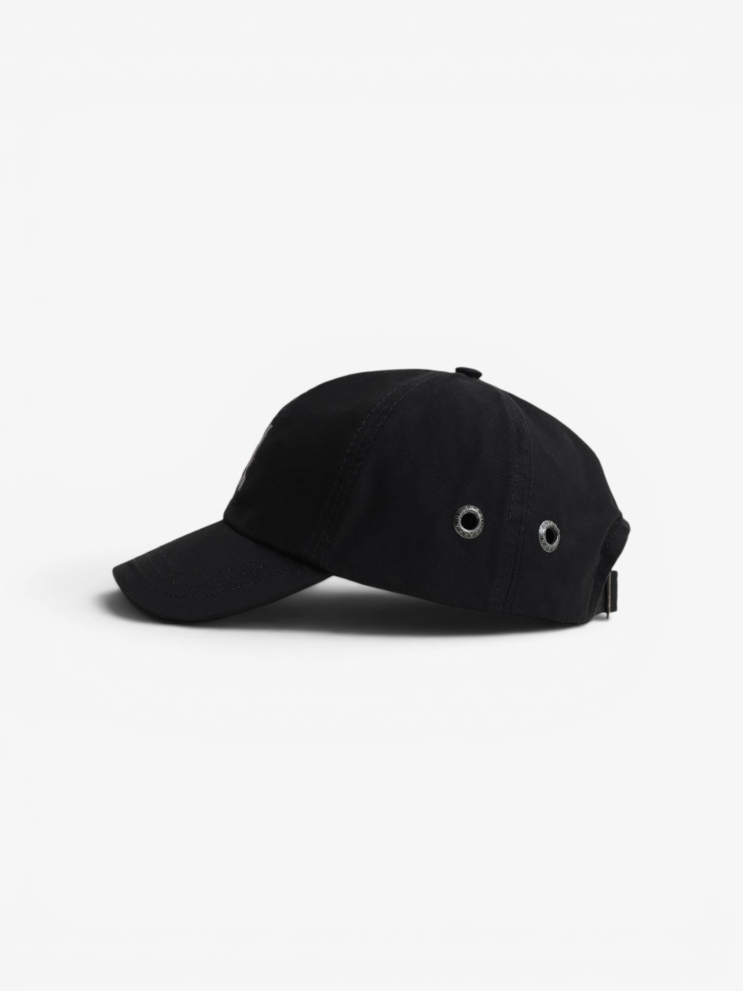 Black 'Rizoma' Six Panel Cap