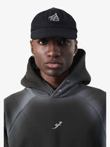 Black 'Rizoma' Six Panel Cap