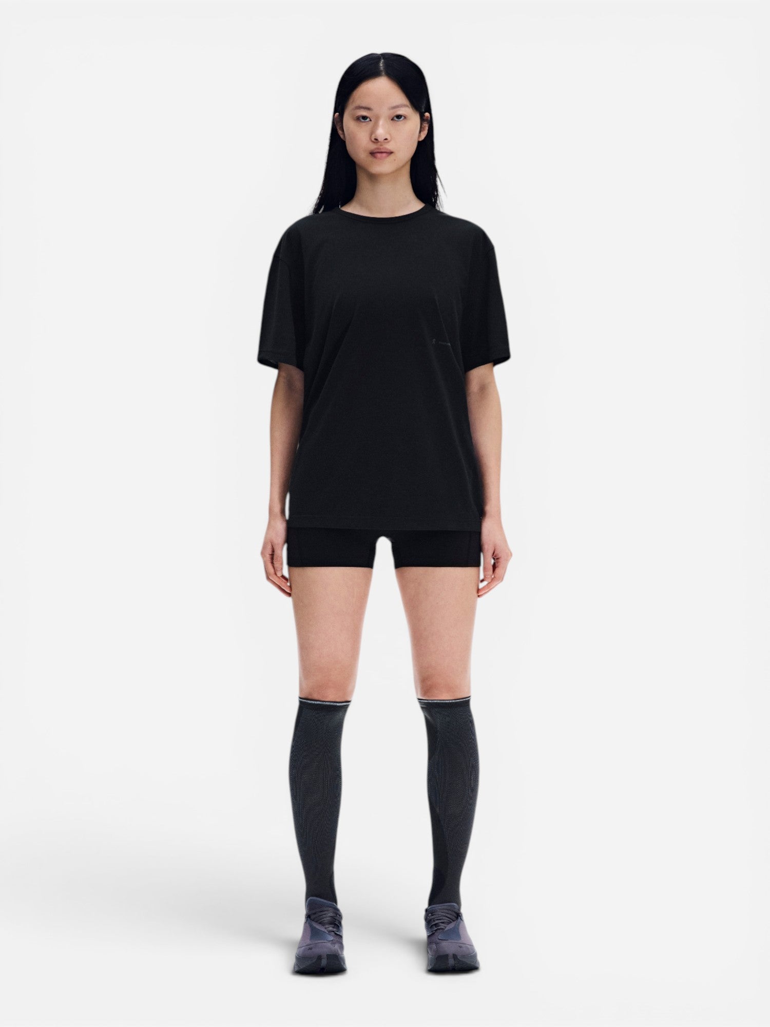 Black 'Running-T' Tee X PAF