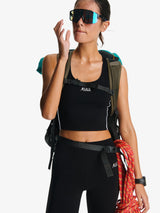 Black 'SR Runner Sports' Tank Top