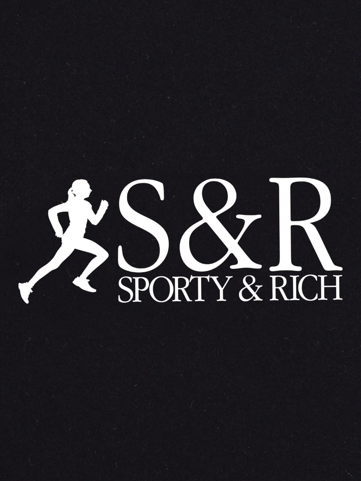 Black 'SR Runner Sports' Tank Top