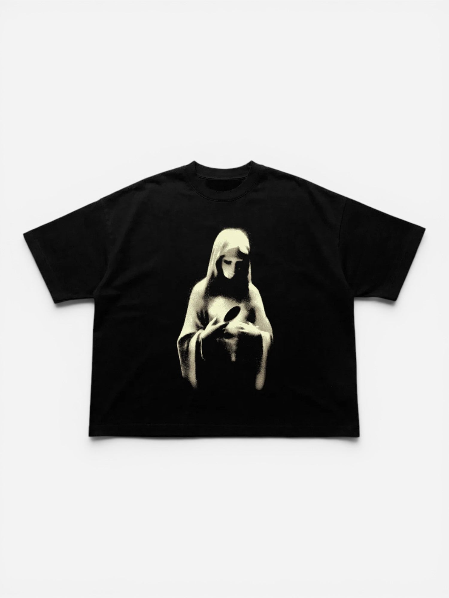 Black 'Santa' Boxy Tee