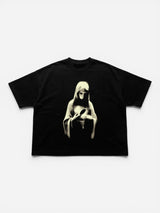 Black 'Santa' Boxy Tee