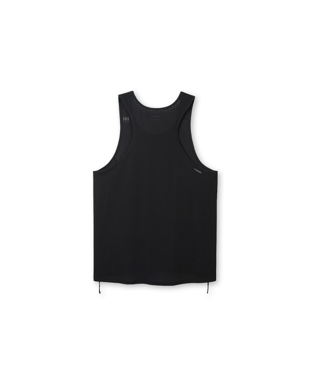 Black 'Space-O Singlet' Tank Top