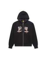 Black 'Stock Class' Zip-Up Hoodie