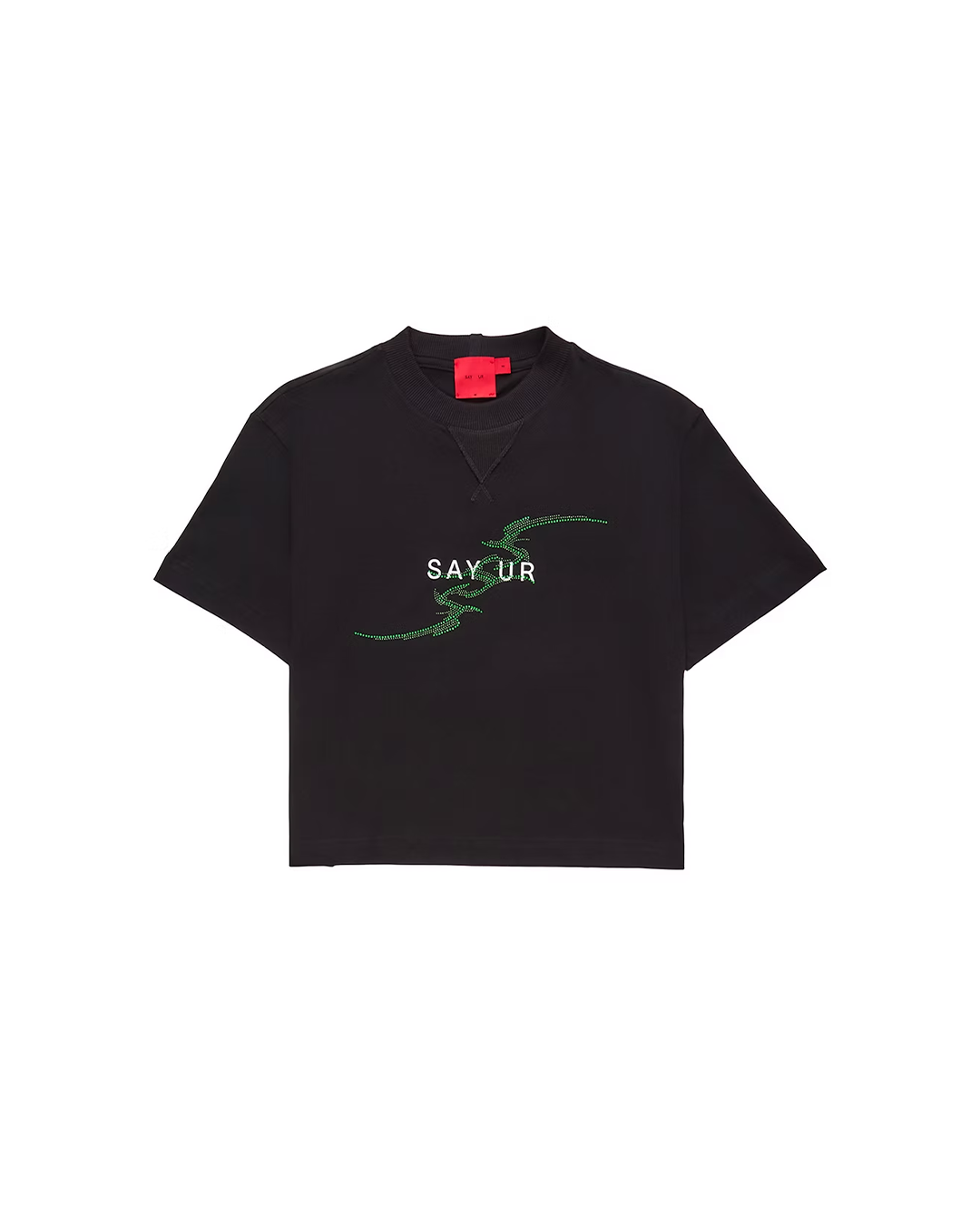 Black 'Strass' Tee