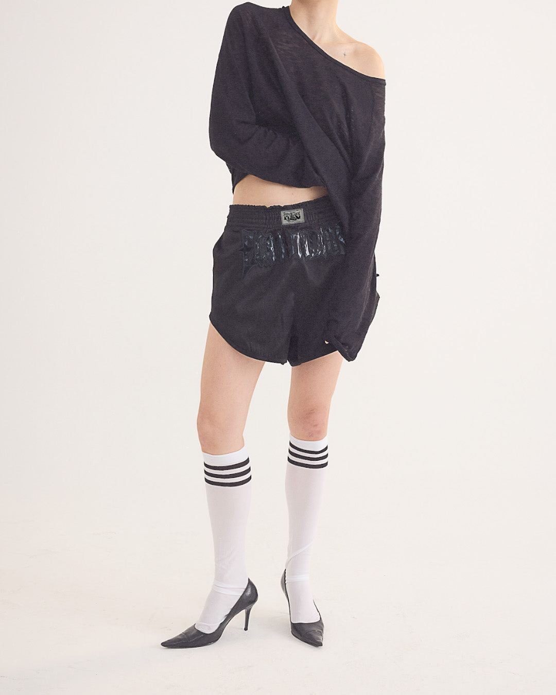 Black 'Thai' Shorts
