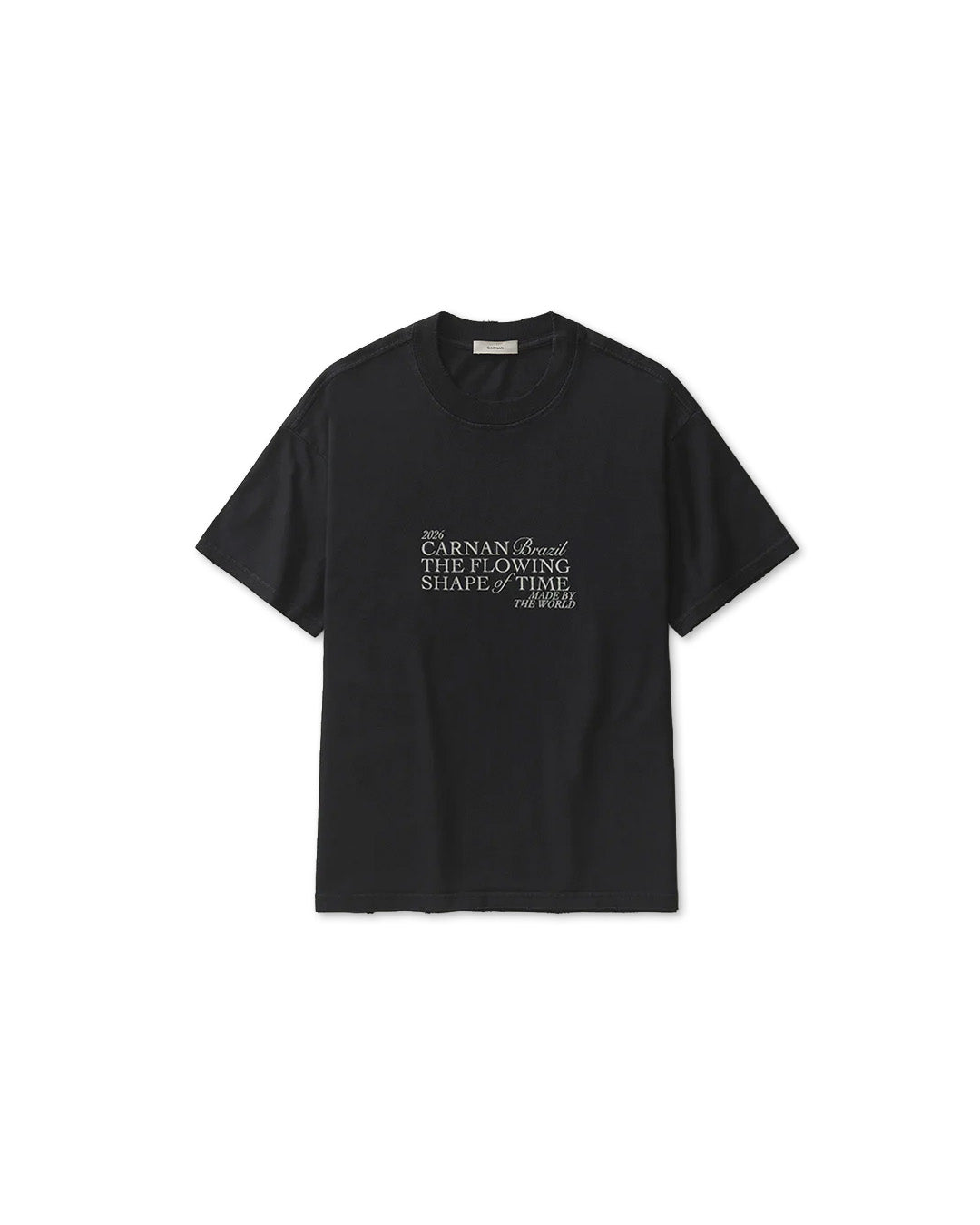 Black 'Title' Boxy Tee