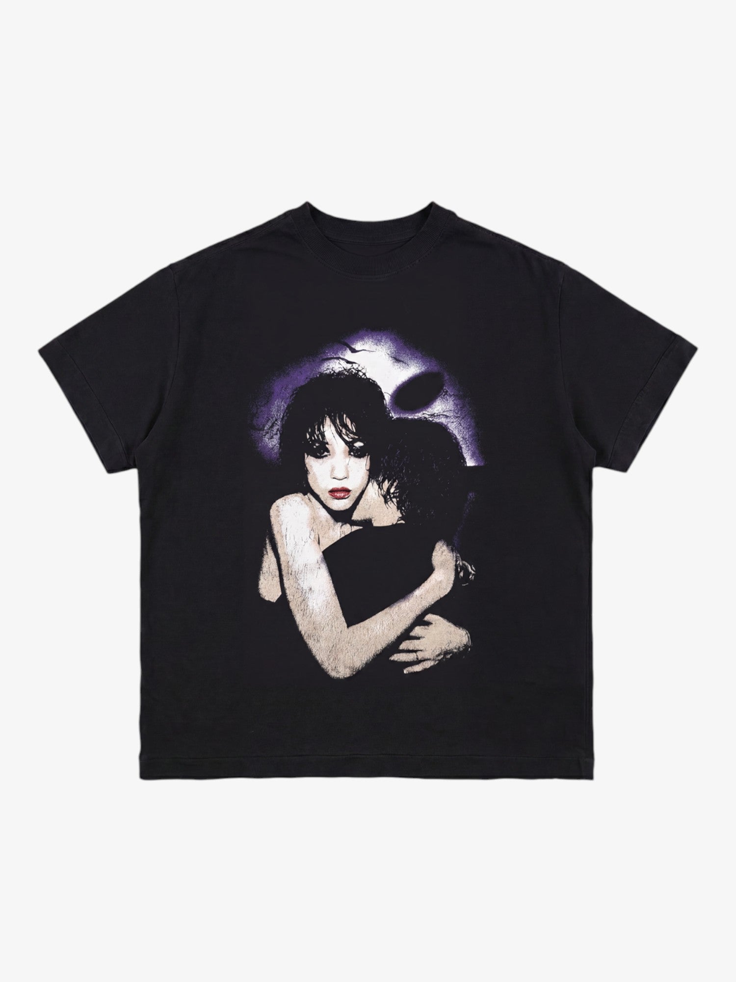 Black 'True Love' Regular Tee