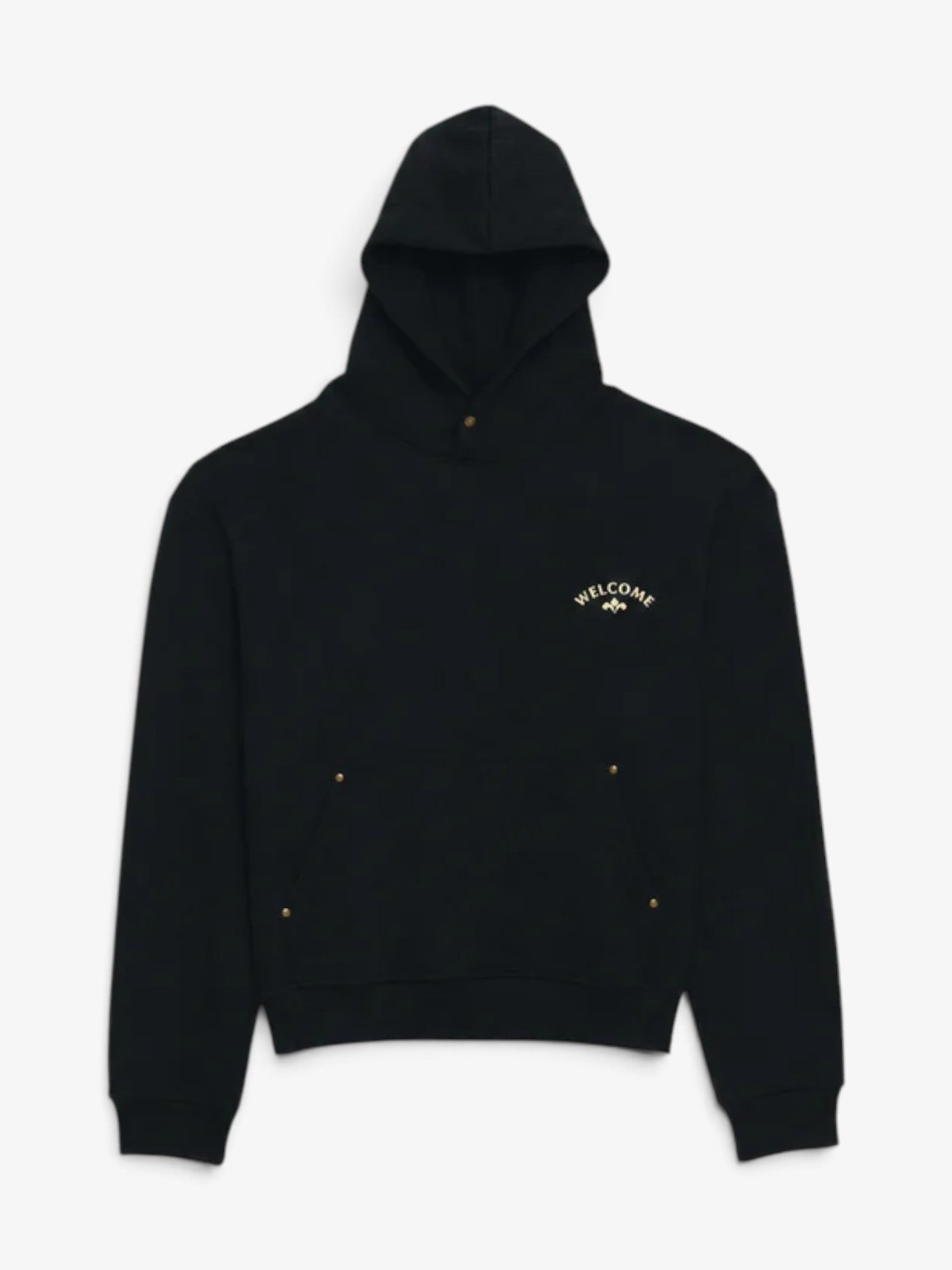 Black 'Tulipa' Boxy Hoodie