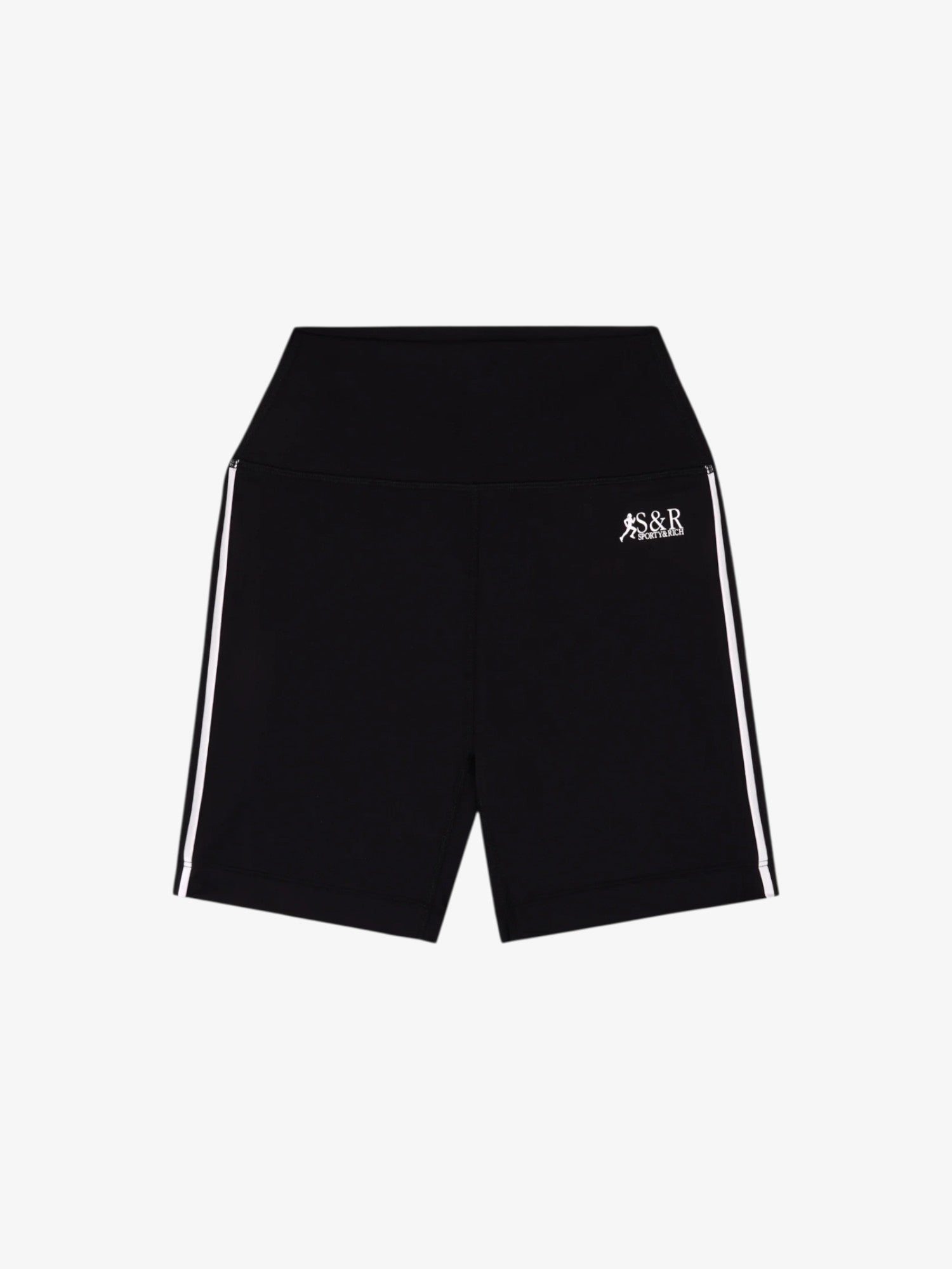 Black 'SR Runner' Biker Shorts