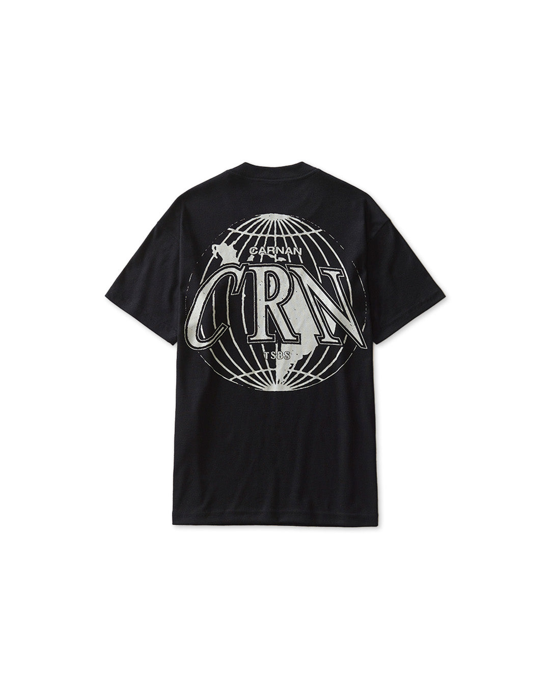 Black World Globe Tee