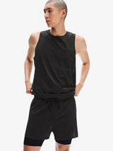 Black 'Zero' 2 in 1 Shorts X PAF
