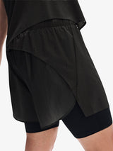 Black 'Zero' 2 in 1 Shorts X PAF
