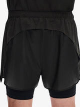 Black 'Zero' 2 in 1 Shorts X PAF